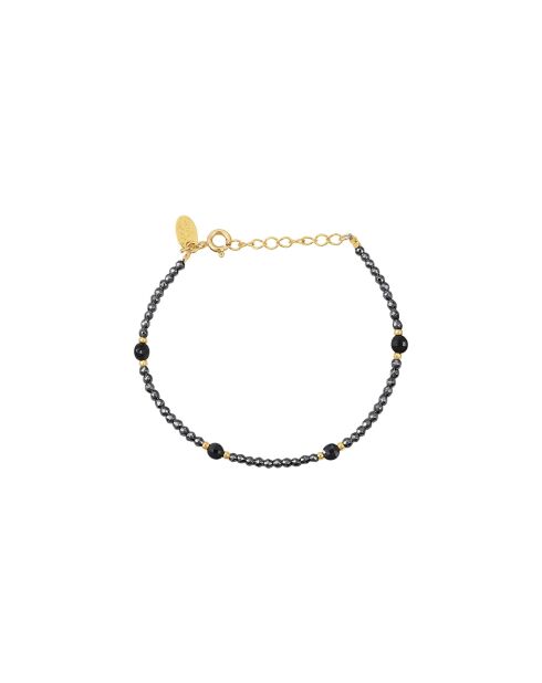 Pulsera Amanté de latón gris