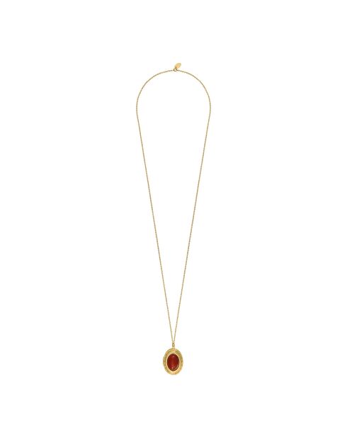 Collar de latón rojo