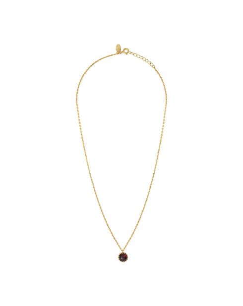 Collar Cordélia de latón rojo