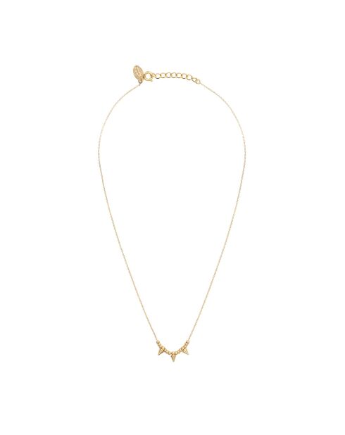 Collar Phenix de latón dorado
