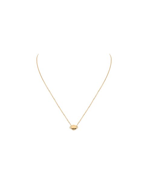 Collar Vega de latón negro