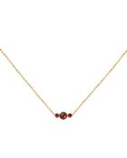 Collana Sunrise in ottone rosso