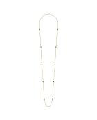 Collana lunga Venus in ottone rosso