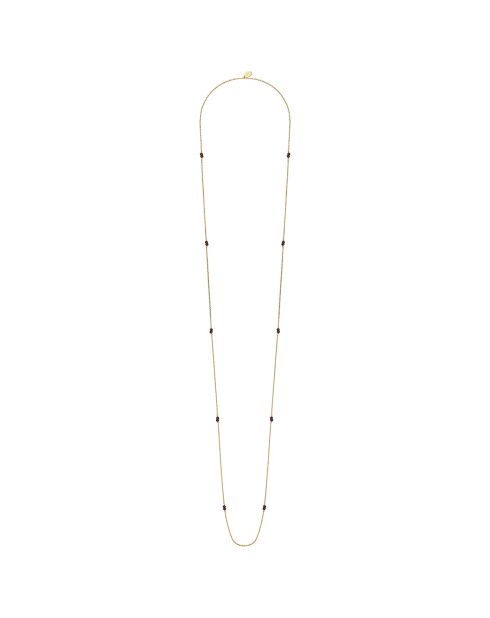Collana lunga Venus in ottone rosso