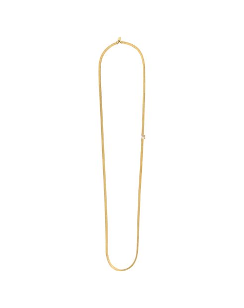 Collar Kalista de latón blanco