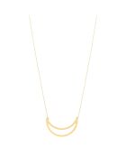 Collana Moon in ottone dorato