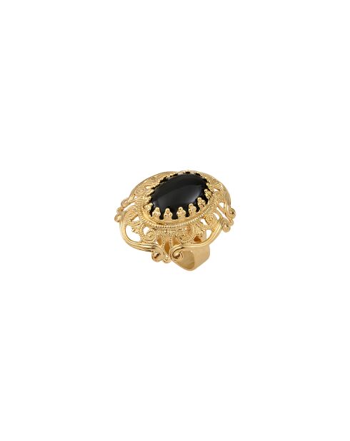 Anillo ajustable Dubarry de latón negro