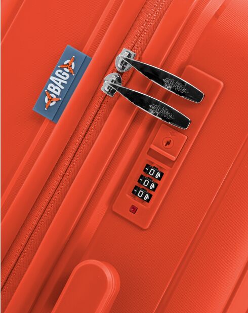 Lot de 2 valises cabine S grand format et weekend Galina orange