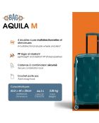Valise Moyen Séjour weekend M Aquila bleu fonce - 63,50 x 44 x 25 cm