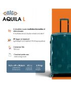 Valise Long Séjour grand format L Aquila cafe - 74,50 x 49 x 28,50 cm
