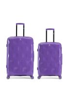Lot de 2 valises cabine S grand format et weekend Aquila violet