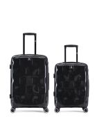 Lot de 2 valises cabine S weekend et cabine Aquila noir