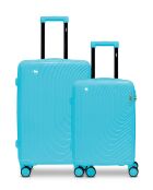 Lot de 2 valises cabine S grand format et cabine Hydra bleu ciel