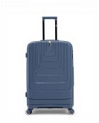 Lot de 3 valises cabine S grand format, weekend et cabine Galina bleu