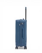 Lot de 3 valises cabine S grand format, weekend et cabine Galina bleu