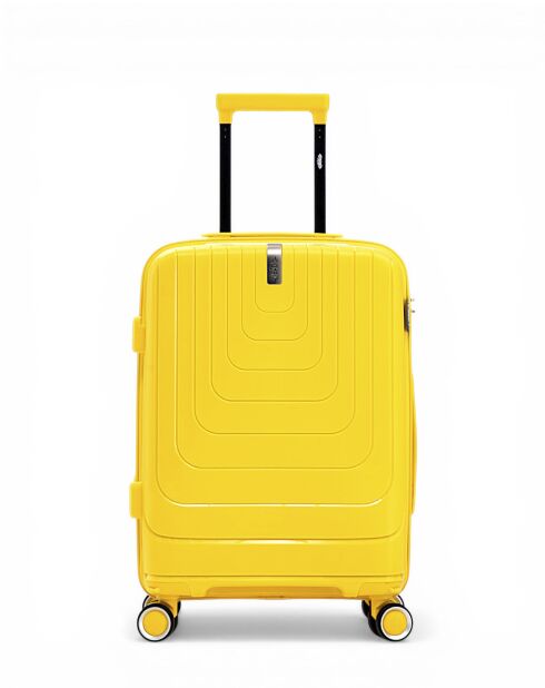 Valise cabine S Galina jaune - 55,50 x 39,50 x 21 cm