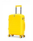 Valise cabine S Galina jaune - 55,50 x 39,50 x 21 cm