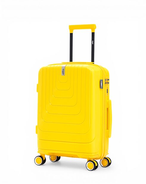 Valise cabine S Galina jaune - 55,50 x 39,50 x 21 cm
