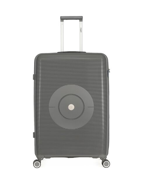 Lot de 2 valises cabine S grand format et weekend ORION gris fonce