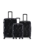 Lot de 3 valises cabine S grand format, weekend et cabine Aquila noir