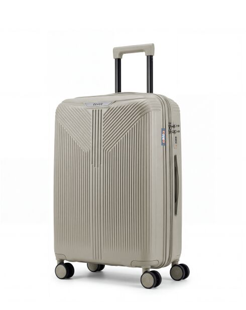 Valise Moyen Séjour weekend M Eridan gris clair-65 x 43 x 27 cm