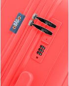 Valise Moyen Séjour weekend M Hydra corail - 65 x 43 x 27 cm