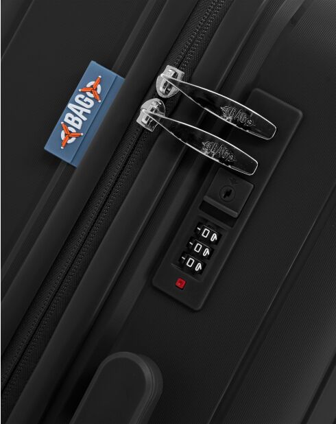 Lot de 2 valises cabine S grand format et weekend Galina noir
