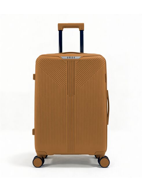 Valise Moyen Séjour weekend M Eridan moutarde-65 x 43 x 27 cm