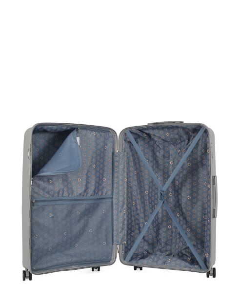 2 Einzelkoffer mit 4 Rädern Perseus 75/65 cm grau