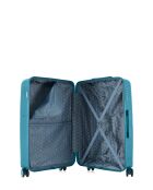 Lot de 2 valises cabine S grand format et weekend CASSIOPEE bleu paon