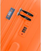 Lot de 2 valises cabine S grand format et weekend Hydra orange