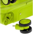 Lot de 3 valises cabine S grand format, weekend et cabine Hydra vert