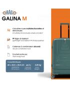Valise Moyen Séjour weekend M Galina noir - 65 x 43,50 x 24,50 cm