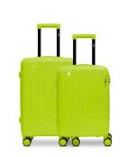Lot de 2 valises cabine S weekend et cabine Hydra vert