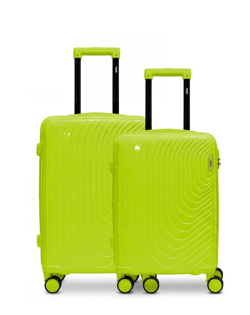 Lot de 2 valises cabine S weekend et cabine Hydra vert
