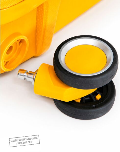 Lot de 2 valises cabine S grand format et cabine Galina jaune