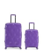 Lot de 2 valises cabine S grand format et cabine Aquila violet
