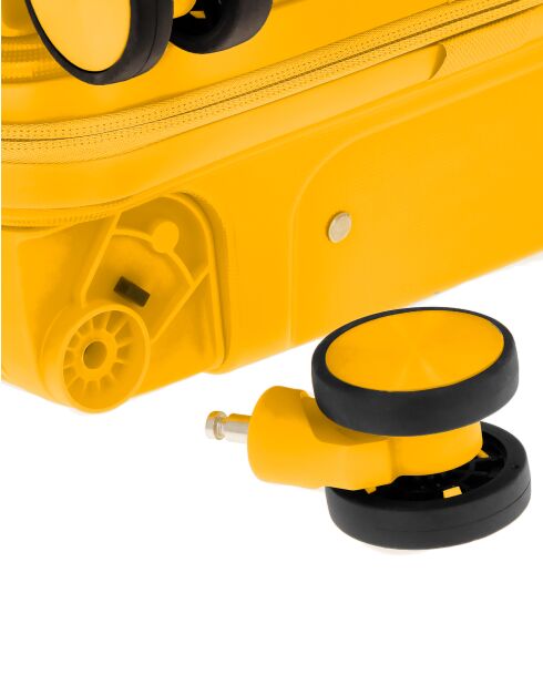 Lot de 2 valises cabine S grand format et weekend Hydra jaune