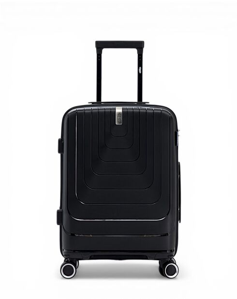 Valise cabine S Galina noir - 55,50 x 39,50 x 21 cm