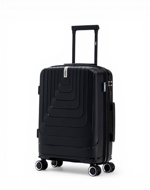 Valise cabine S Galina noir - 55,50 x 39,50 x 21 cm