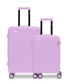Lot de 2 valises cabine S grand format et cabine Hydra violet