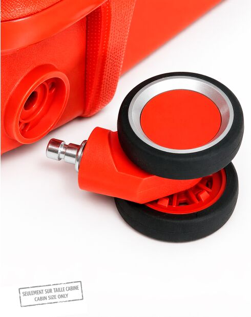 Lot de 2 valises cabine S grand format et cabine Galina rouge