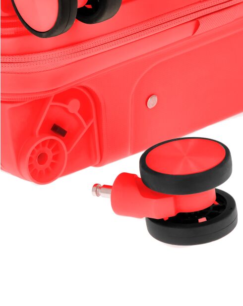 Lot de 2 valises cabine S grand format et weekend Hydra corail