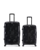 Lot de 2 valises cabine S grand format et weekend Aquila noir