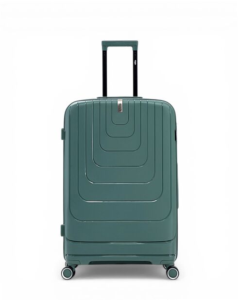 Lot de 3 valises cabine S grand format, weekend et cabine Galina vert