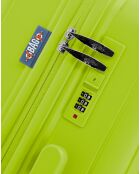 Lot de 2 valises cabine S grand format et weekend Hydra vert