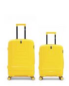 Lot de 2 valises cabine S weekend et cabine Galina jaune