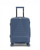 Valise cabine S Galina bleu - 55,50 x 39,50 x 21 cm