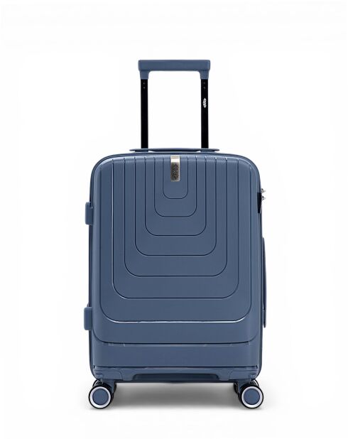 Valise cabine S Galina bleu - 55,50 x 39,50 x 21 cm