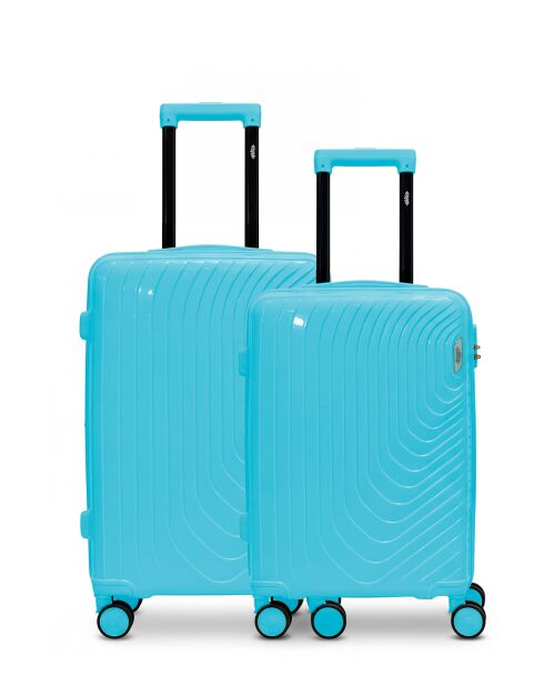 Lot de 2 valises cabine S weekend et cabine Hydra bleu ciel